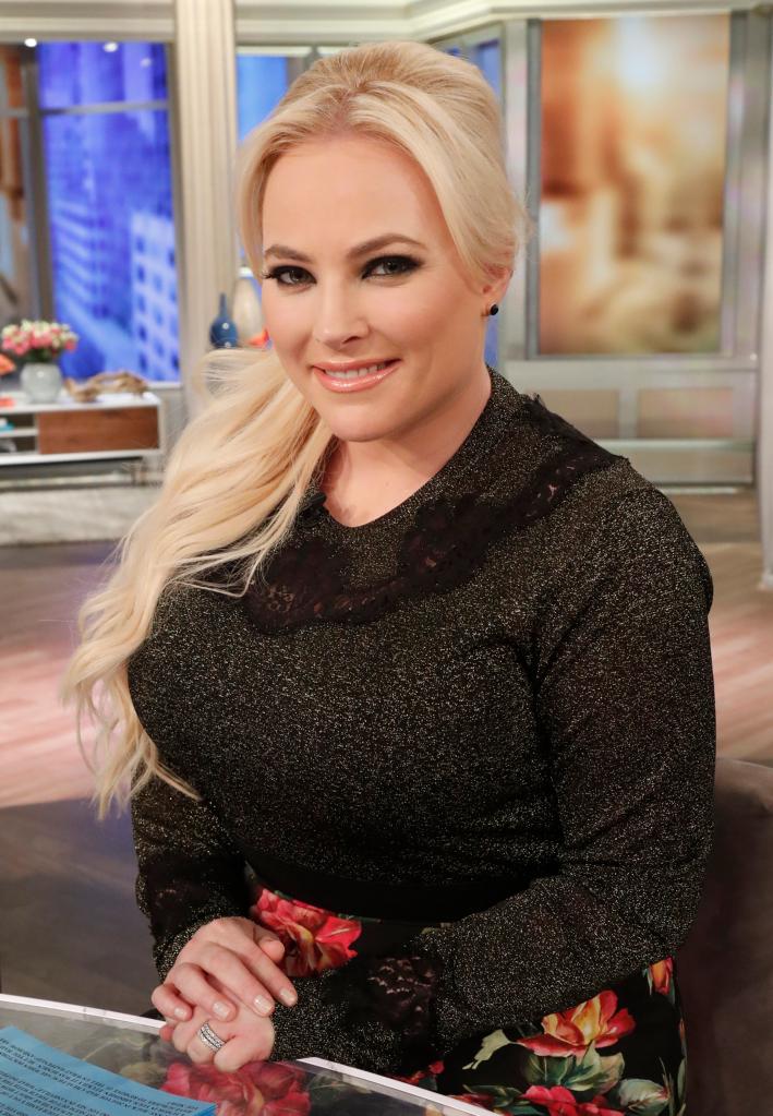 Meghan McCain on The View set
