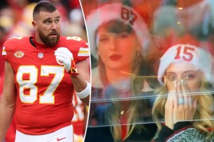 Travis Kelce split with Taylor Swift and Brittany Mahomes.