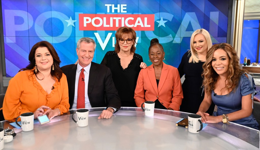 "The View" co-hosts with Mayor Bill de Blasio and Chirlane McCray