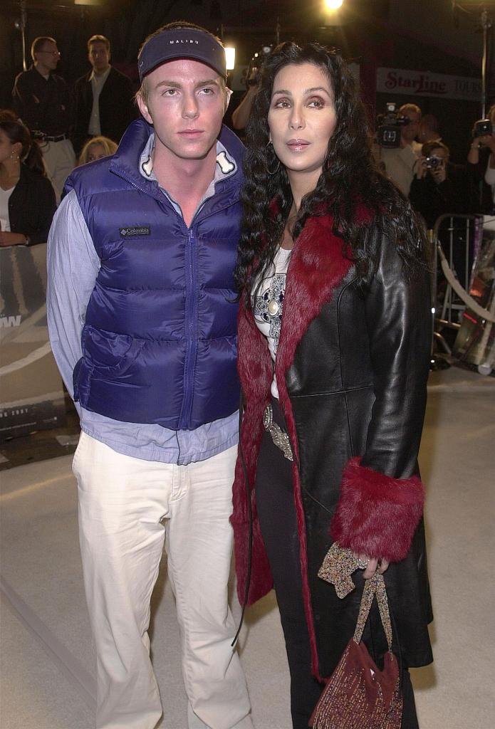 Cher and son Elijah Blue Allman in 2001