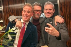 Andy Cohen gets ready with Jon Hamm and Joe Buck and more star snaps