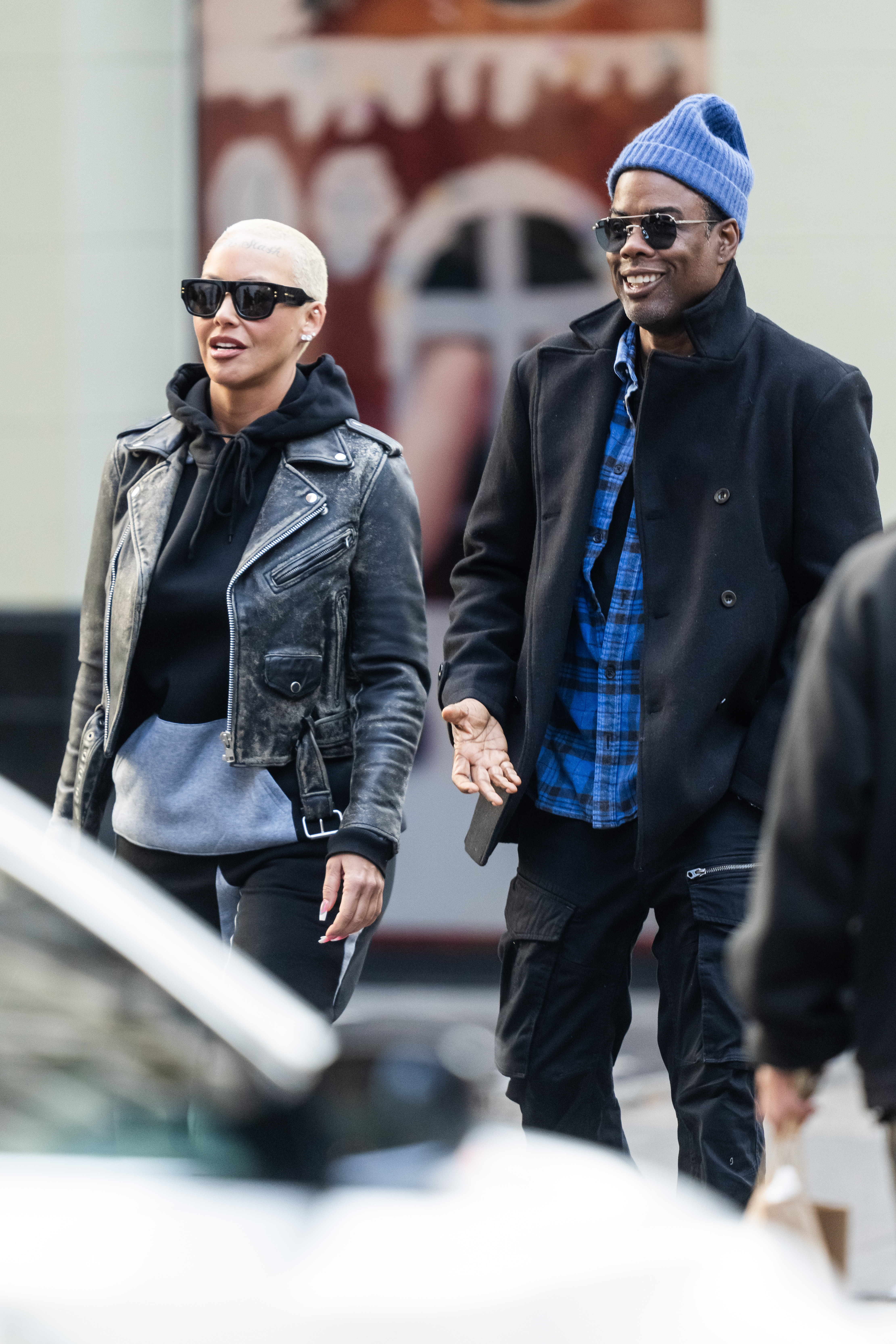 Chris Rock and Amber Rose in NYC.