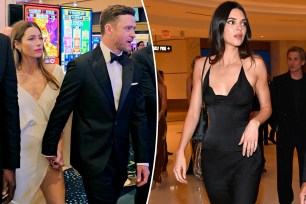 Jessica Biel, Justin Timberlake, Kendall Jenner and more attend the grand opening of Fontainebleau Las Vegas.