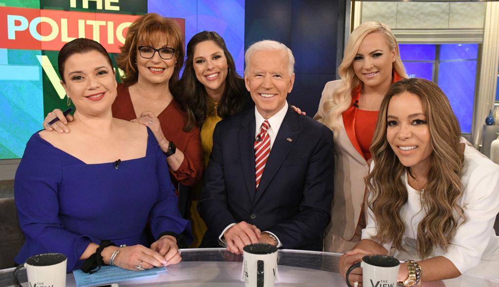 "The View" co-hosts with Joe Biden