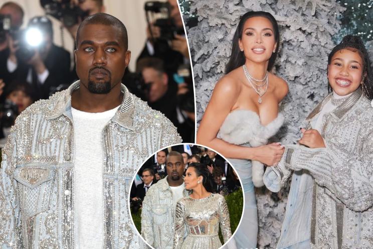 North West sports dad Kanye's 2016 Met Gala Balmain jacket to Kardashian Christmas Eve party