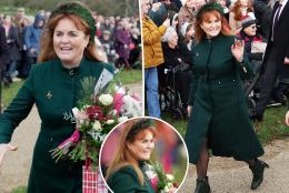 Sarah Ferguson makes first appearance at royal Christmas service since the ‘90s